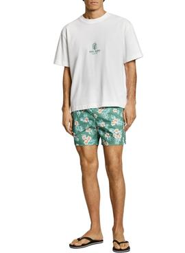 Badehose Pepe Jeans Hibiscus Grün für Herren