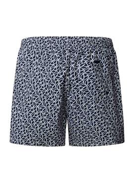 Badehose Pepe Jeans Print Marineblau für Herren