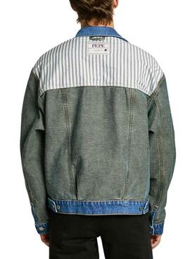 Jeansjacke von Pepe Jeans für Männer, beidseitig tragbar.
