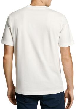 T-shirt Pepe Jeans Talbot weiß für Herren