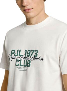 T-shirt Pepe Jeans Talbot weiß für Herren