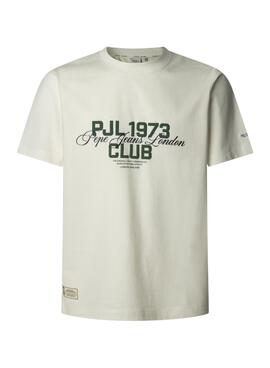 T-shirt Pepe Jeans Talbot weiß für Herren
