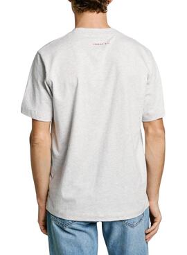 T-shirt Pepe Jeans Presth grau für Herren