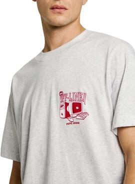 T-shirt Pepe Jeans Presth grau für Herren
