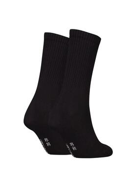 Pack von Calvin Klein Monogramm Socken in Schwarz für Damen.