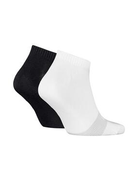 Pack Socken Calvin Klein Sneaker Shadow weiß und schwarz für Herren