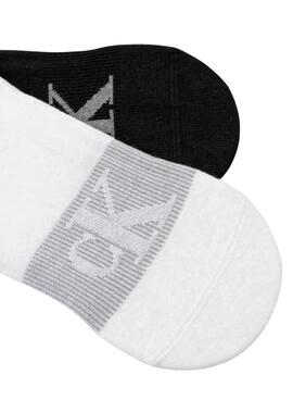 Pack von Calvin Klein Footie Shadow Multicolor Socken für Herren.
