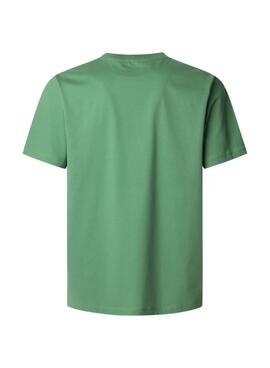 T-shirt Pepe Jeans Eggo grün für Herren