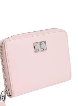 Tommy Jeans American Cool rosa Geldbörse für Damen.