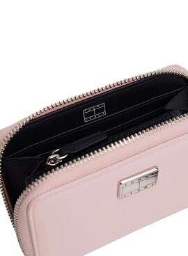 Tommy Jeans American Cool rosa Geldbörse für Damen.