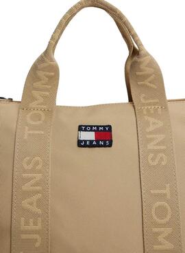 Handtasche Tommy Jeans Tote mini beige für Damen