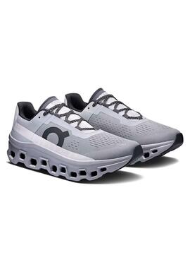 Turnschuhe On Running Cloudmonster grau für Herren