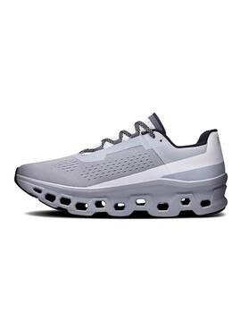 Turnschuhe On Running Cloudmonster grau für Herren