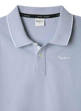Polo Pepe Jeans Henry blau für Jungen