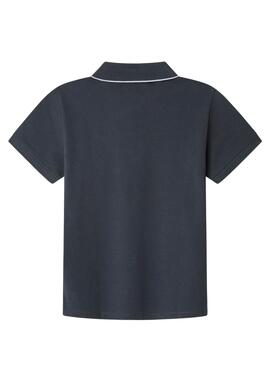 Polo Pepe Jeans Henry in Marineblau für Jungen.