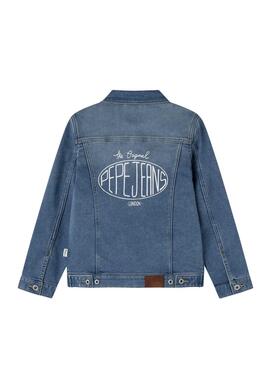 Kinder Pepe Jeans Logo Denimjacke