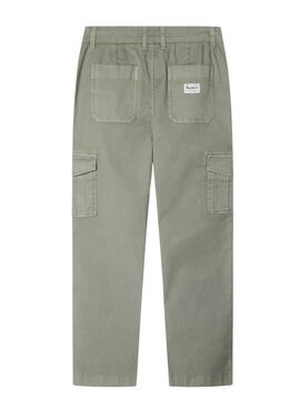 Hose Pepe Jeans Junior in Grün für Jungen.