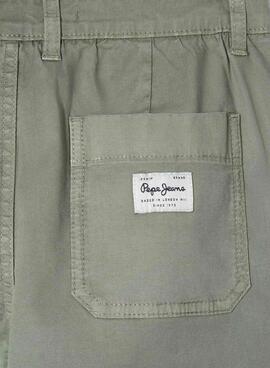 Hose Pepe Jeans Junior in Grün für Jungen.