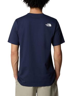 T-Shirt The North Face Easy in Marineblau für Herren