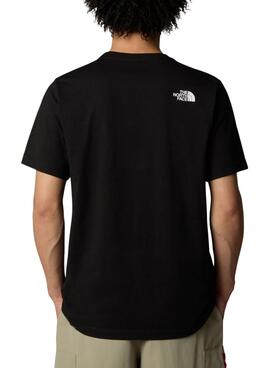 T-Shirt The North Face Easy schwarz für Herren