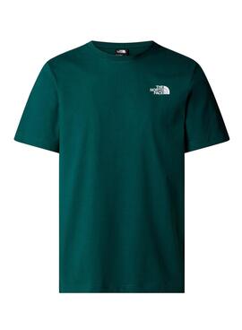 T-Shirt The North Face NSE Box grün für Herren.