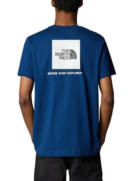 T-Shirt The North Face NSE Box blau für Herren