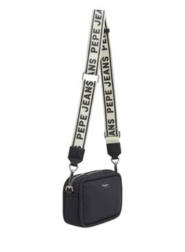 Tasche Pepe Jeans Brianae Blossom schwarz für Damen