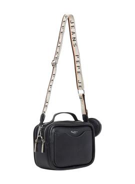 Handtasche Pepe Jeans Bassy Main Schwarz für Damen.