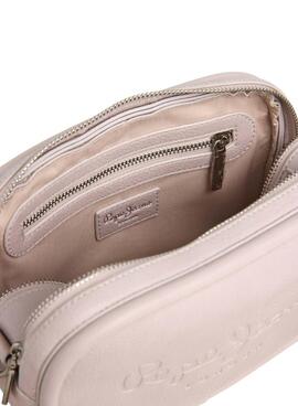 Handtasche Pepe Jeans Bassy Main beige für Damen