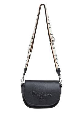Handtasche Pepe Jeans Crisha schwarz für Damen