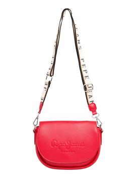 Handtasche Pepe Jeans Crisha in Rot für Damen.