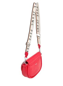 Handtasche Pepe Jeans Crisha in Rot für Damen.