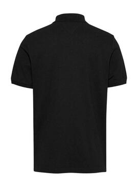 Polo Tommy Jeans Linear schwarz für Herren
