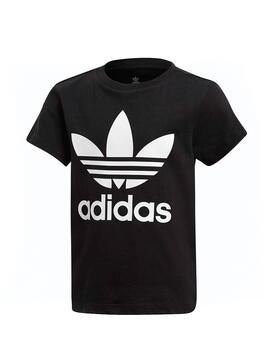 T-Shirt Adidas Trefoil Schwarz Junge