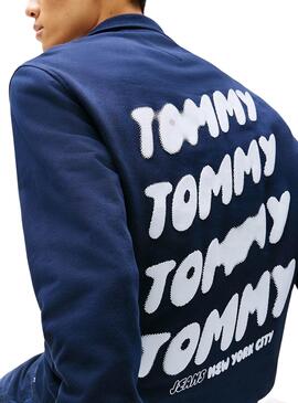 Tommy Jeans Bubble Sweatshirt in Blau für Herren