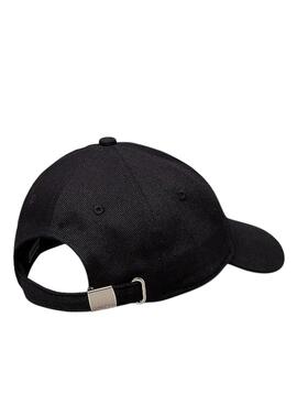 Kappe Calvin Klein bestickt Monogramm schwarz für Damen