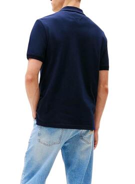 Polo Tommy Jeans Linear Marine für Herren