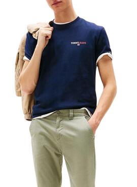 T-shirt Tommy Jeans DNA in Marineblau für Herren