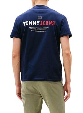T-shirt Tommy Jeans DNA in Marineblau für Herren