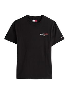 T-shirt Tommy Jeans DNA schwarz für Herren