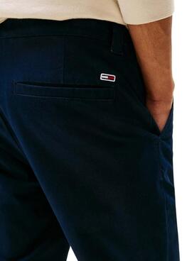 Hose chinesisch Tommy Jeans Austin marineblau für Herren