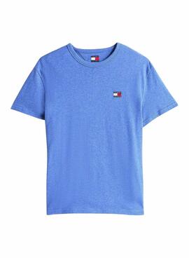 T-Shirt Tommy Jeans Badge Blau für Herren