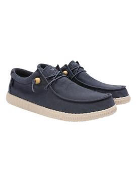 Schuhe Walkin Pitas Wallabi Marineblau für Herren