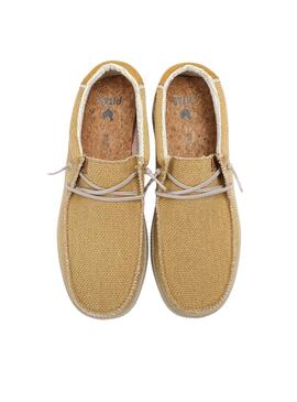 Schuhe Walkin Pitas Steve Senf für Herren