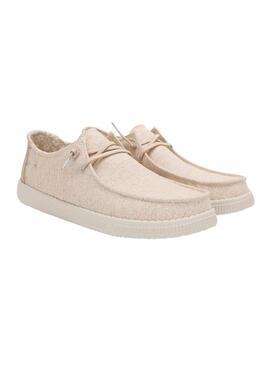 Turnschuhe Walkin Pitas Fira beige für Damen.