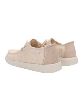 Turnschuhe Walkin Pitas Fira beige für Damen.