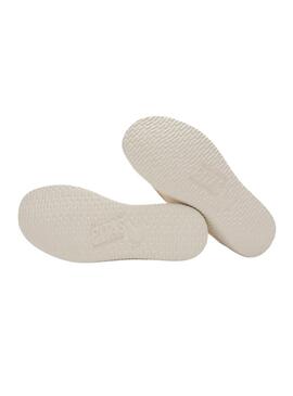 Turnschuhe Walkin Pitas Fira beige für Damen.