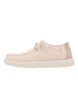 Turnschuhe Walkin Pitas Fira beige für Damen.
