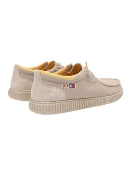 Schuhe Walkin Pitas Deck beige für Herren.