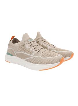 Sneakers Walkin Pitas Cue beige für Herren.